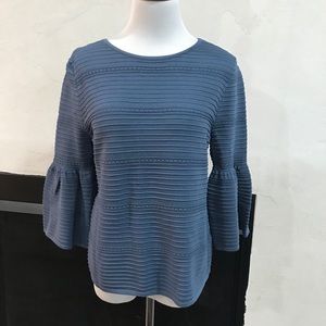 WHBM blue blouse size S